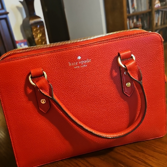 kate spade Handbags - Kate Spade Vibrant Red Satchel